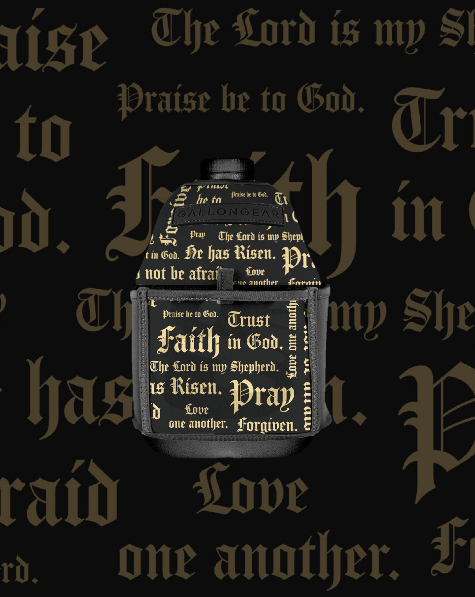 The Scripture Black/Vintage Brown. Black Bottle Combo