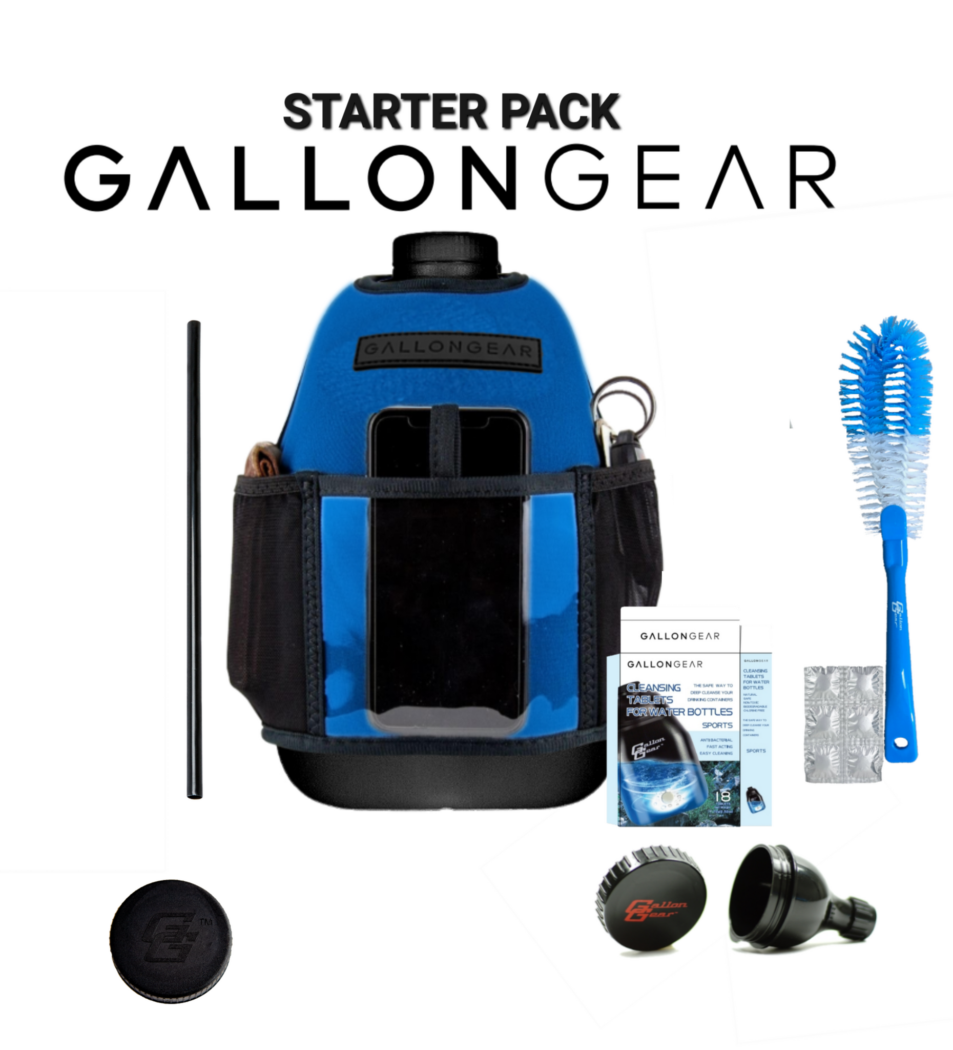 Blue Starter Pack Gallon Bottle