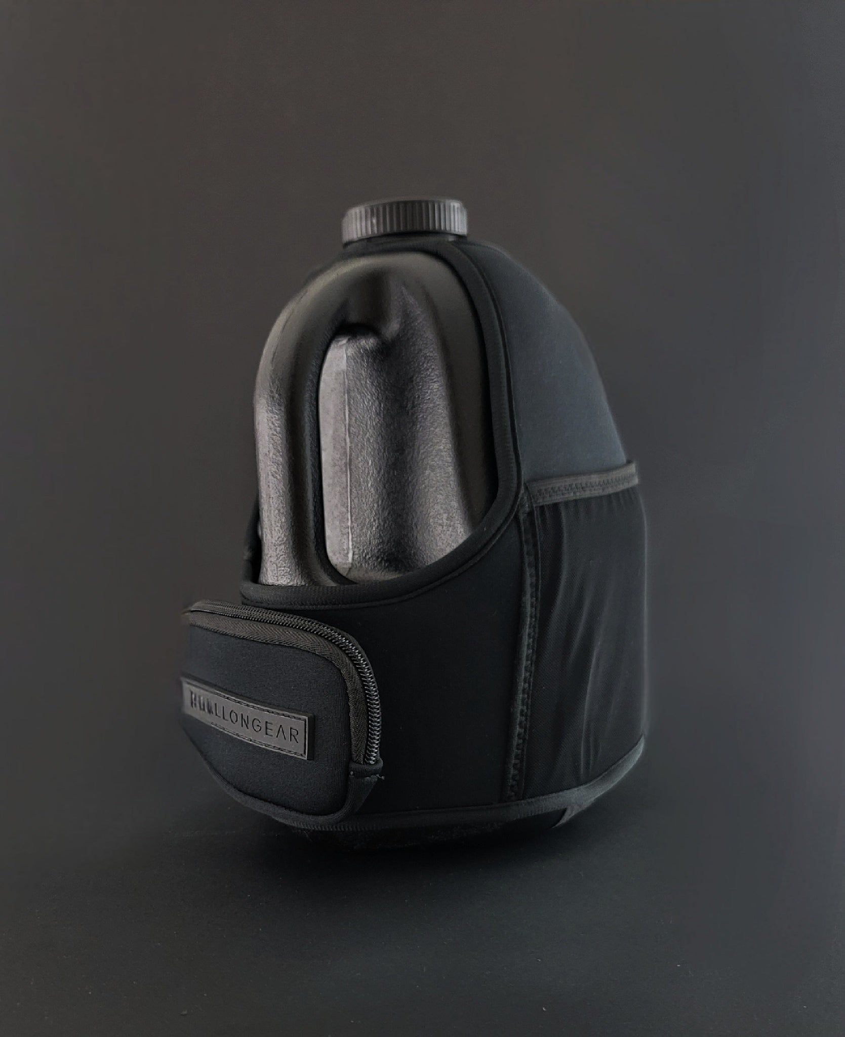 Zipper Velcro Pocket Sleeve Black Gallon Bottle Combo