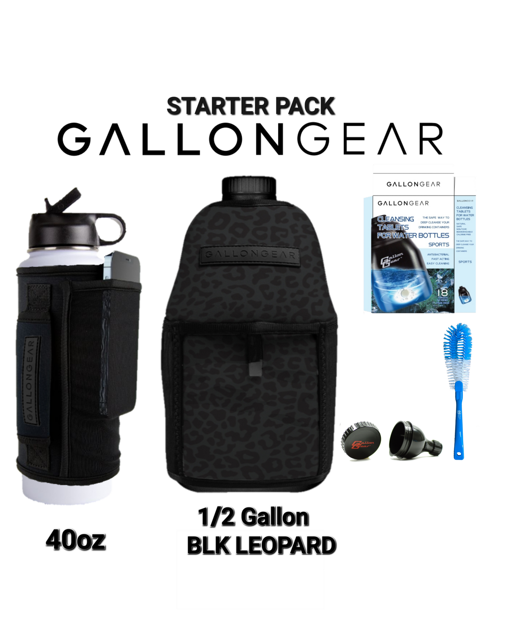 Starter Pack 40oz & 1/2 Gallon