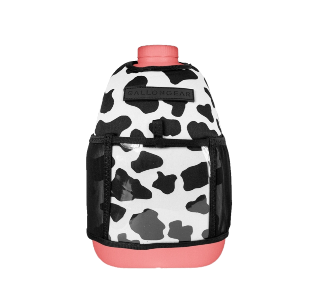 Cow Design Pink Bottle Combo